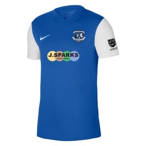 Nike Tiempo Premier 2 Short Sleeve Jersey - Royal Blue/White/White