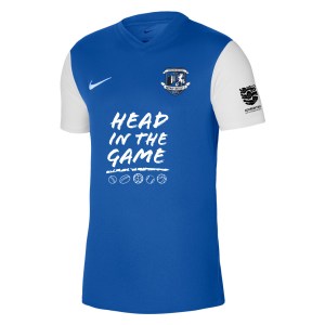 Nike Tiempo Premier 2 Short Sleeve Jersey - Royal Blue/White/White