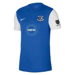 Nike Tiempo Premier 2 Short Sleeve Jersey - Royal Blue/White/White