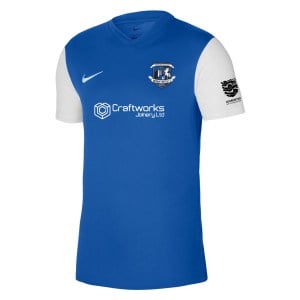 Nike Tiempo Premier 2 Short Sleeve Jersey - Royal Blue/White/White