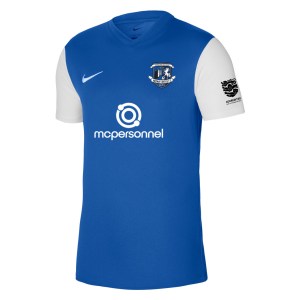 Nike Tiempo Premier 2 Short Sleeve Jersey - Royal Blue/White/White