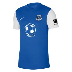 Nike Tiempo Premier 2 Short Sleeve Jersey - Royal Blue/White/White