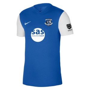 Nike Tiempo Premier 2 Short Sleeve Jersey - Royal Blue/White/White