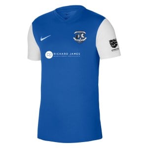 Nike Tiempo Premier 2 Short Sleeve Jersey - Royal Blue/White/White