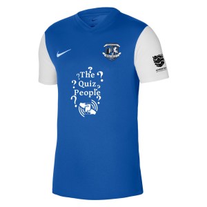 Nike Tiempo Premier 2 Short Sleeve Jersey - Royal Blue/White/White