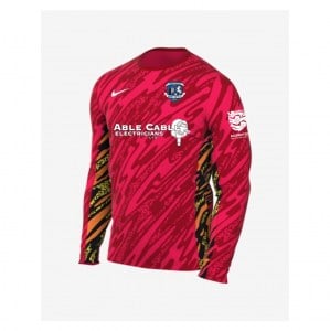 Nike Dri-Fit Gardien V Goalkeeper LS Jersey - Laser Crimson/University Red/White