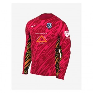 Nike Dri-Fit Gardien V Goalkeeper LS Jersey - Laser Crimson/University Red/White
