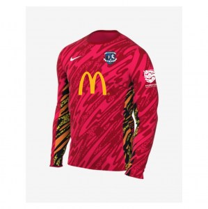 Nike Dri-Fit Gardien V Goalkeeper LS Jersey - Laser Crimson/University Red/White
