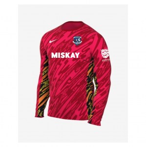 Nike Dri-Fit Gardien V Goalkeeper LS Jersey - Laser Crimson/University Red/White