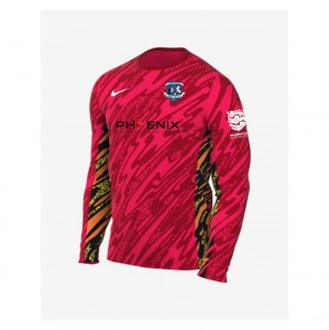 Nike Dri-Fit Gardien V Goalkeeper LS Jersey - Laser Crimson/University Red/White