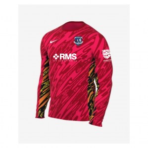 Nike Dri-Fit Gardien V Goalkeeper LS Jersey - Laser Crimson/University Red/White