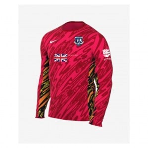 Nike Dri-Fit Gardien V Goalkeeper LS Jersey - Laser Crimson/University Red/White