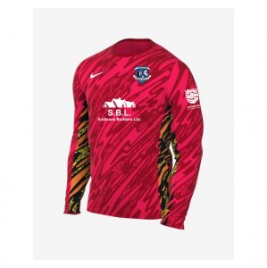 Nike Dri-Fit Gardien V Goalkeeper LS Jersey - Laser Crimson/University Red/White