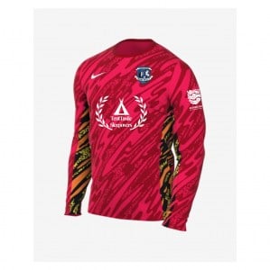 Nike Dri-Fit Gardien V Goalkeeper LS Jersey - Laser Crimson/University Red/White