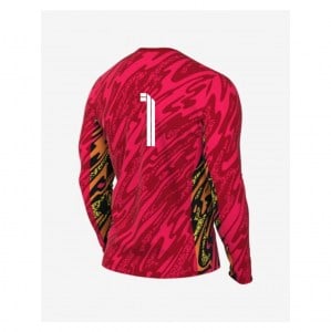 Nike Dri-Fit Gardien V Goalkeeper LS Jersey - Laser Crimson/University Red/White