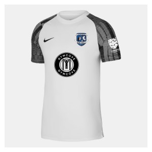Nike Academy Short Sleeve Jersey - White/Black/Black