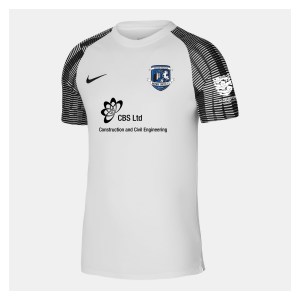 Nike Academy Short Sleeve Jersey - White/Black/Black