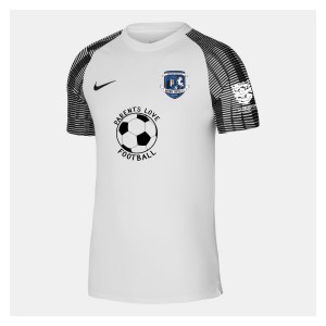 Nike Academy Short Sleeve Jersey - White/Black/Black