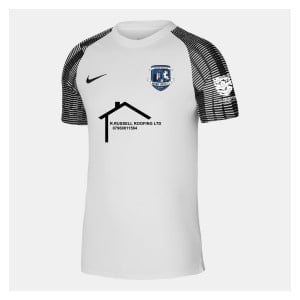 Nike Academy Short Sleeve Jersey - White/Black/Black