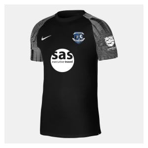 Nike Academy Short Sleeve Jersey - Black/White/White