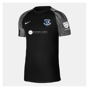 Nike Academy Short Sleeve Jersey - Black/White/White