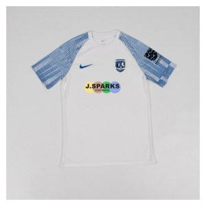 Nike Academy Short Sleeve Jersey - White/Royal Blue/Royal Blue