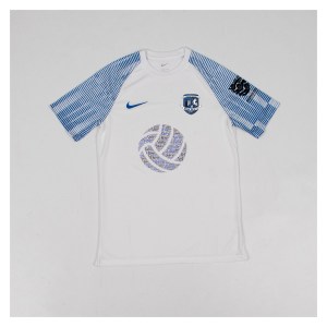 Nike Academy Short Sleeve Jersey - White/Royal Blue/Royal Blue