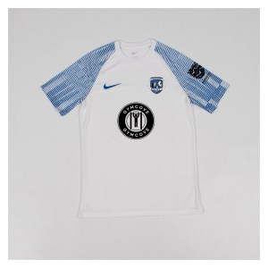Nike Academy Short Sleeve Jersey - White/Royal Blue/Royal Blue