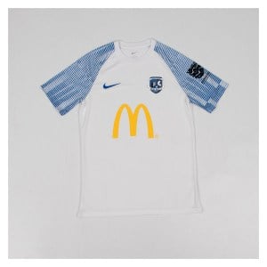 Nike Academy Short Sleeve Jersey - White/Royal Blue/Royal Blue