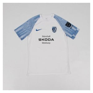 Nike Academy Short Sleeve Jersey - White/Royal Blue/Royal Blue