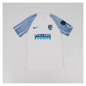 Nike Academy Short Sleeve Jersey - White/Royal Blue/Royal Blue