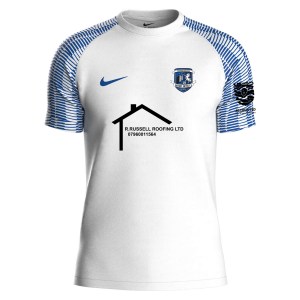 Nike Academy Short Sleeve Jersey - White/Royal Blue/Royal Blue
