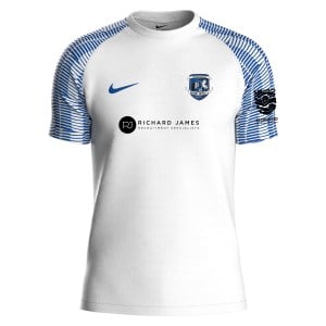 Nike Academy Short Sleeve Jersey - White/Royal Blue/Royal Blue
