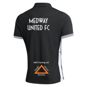 Nike Dri-FIT Academy 25 Polo - Black/White/White