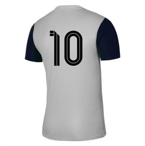 Nike Tiempo Premier 2 Short Sleeve Jersey - Pewter Grey/Black/Black