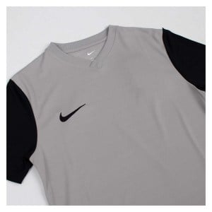 Nike Tiempo Premier 2 Short Sleeve Jersey - Pewter Grey/Black/Black