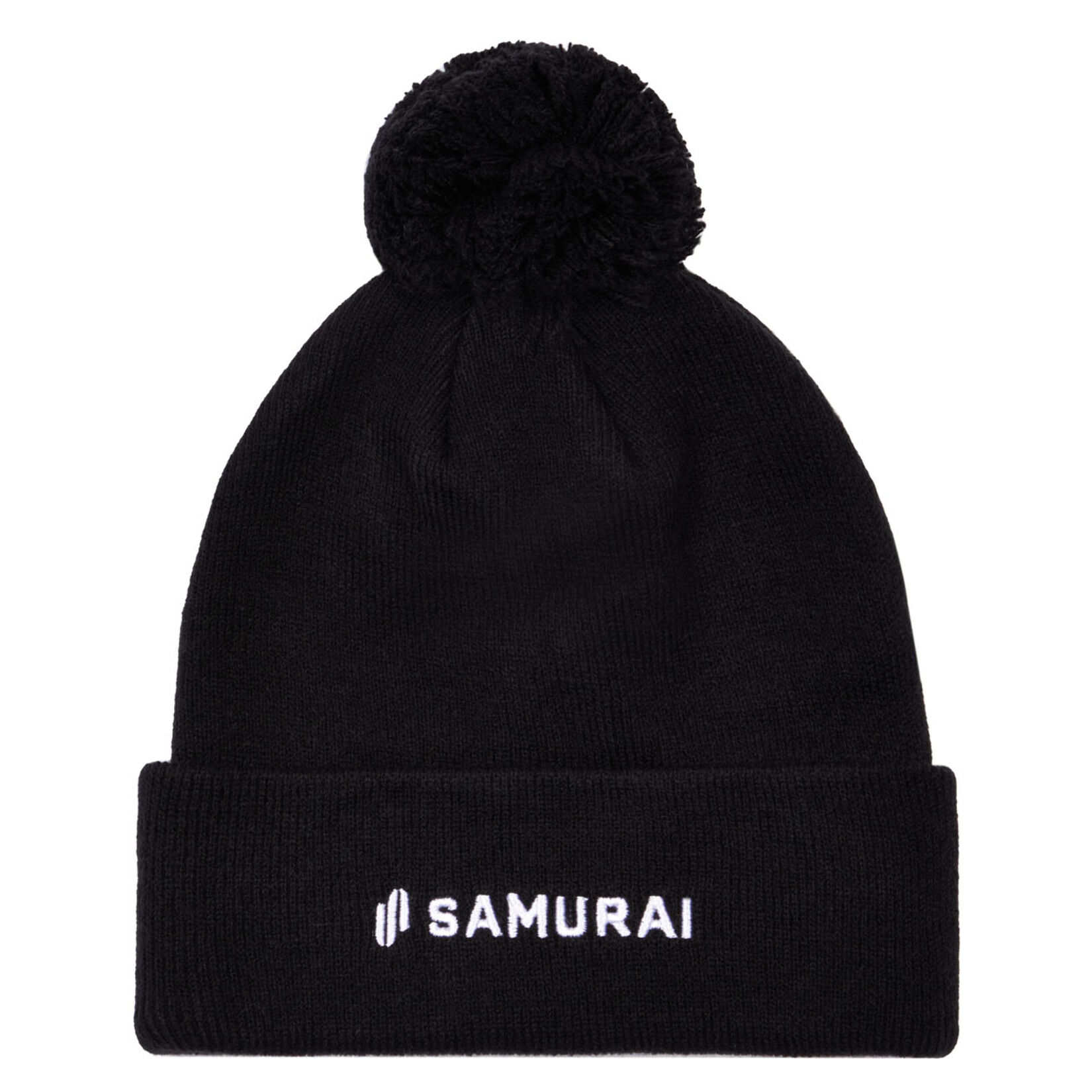 SAMURAI Bobble Beanie - Black