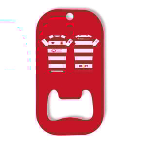 Metal Bottle Opener Keyring