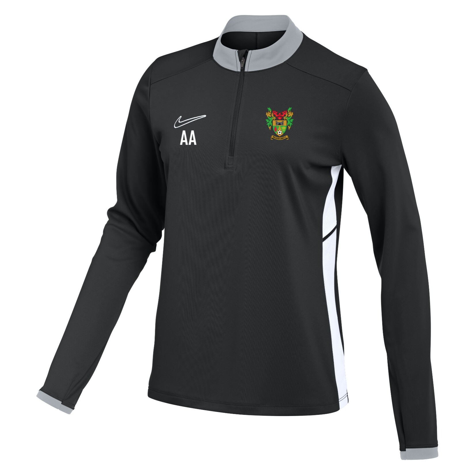 Nike Dri-FIT Academy 25 Drill Top (W) - Black/White/White