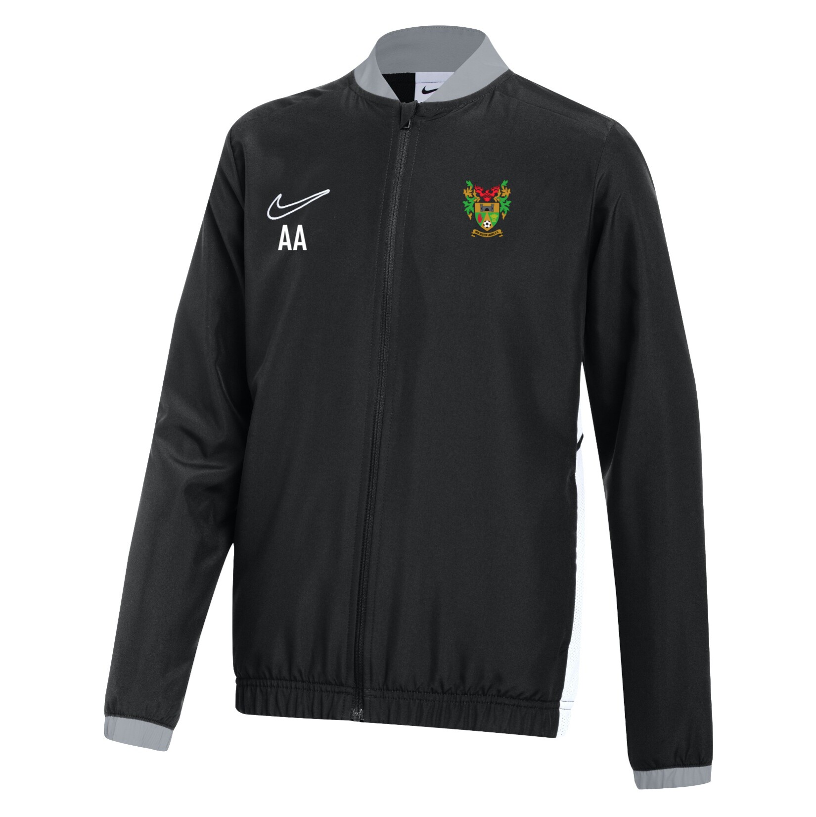 Nike Dri-FIT Academy 25 Woven Track Jacket - Black/White/White