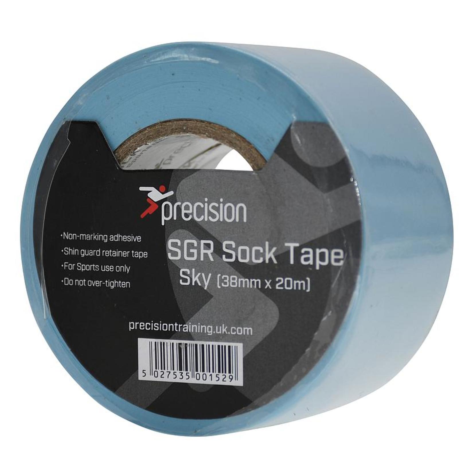 Precision SGR Sock Tape 38mm (Pack of 5) Sky