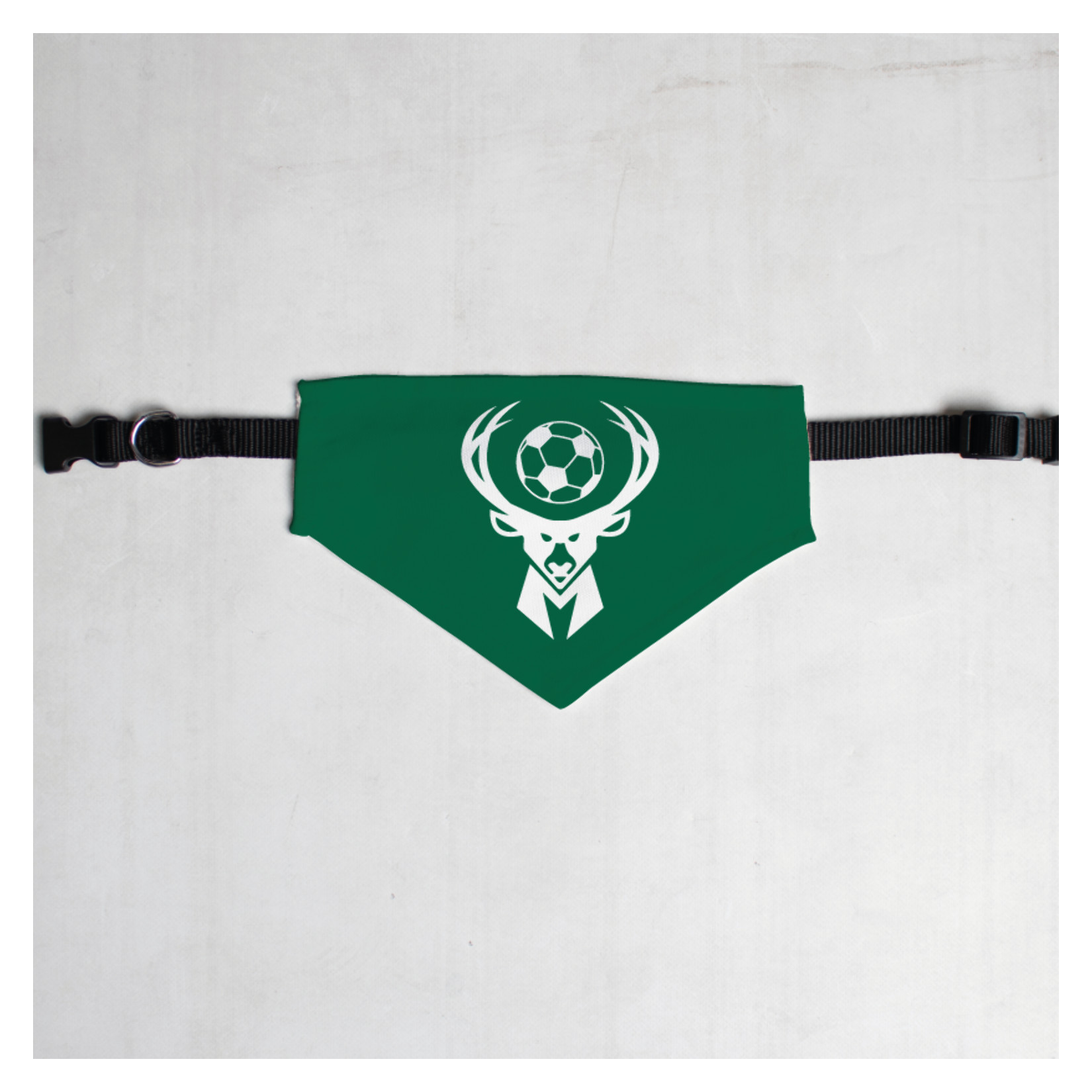Pet Bandana with Black Collar
