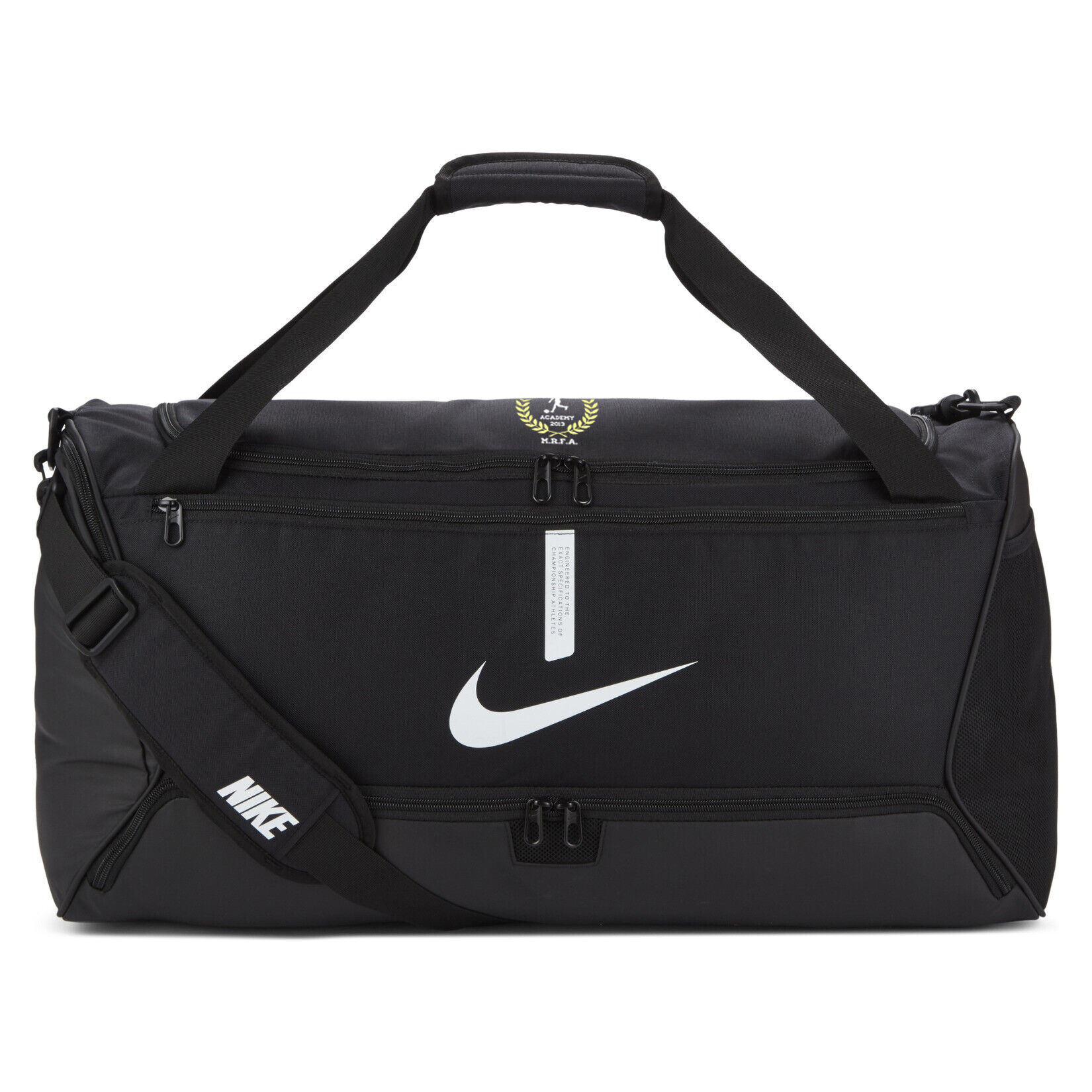 Nike Academy Team Duffel Bag (Medium) - Black/Black/White