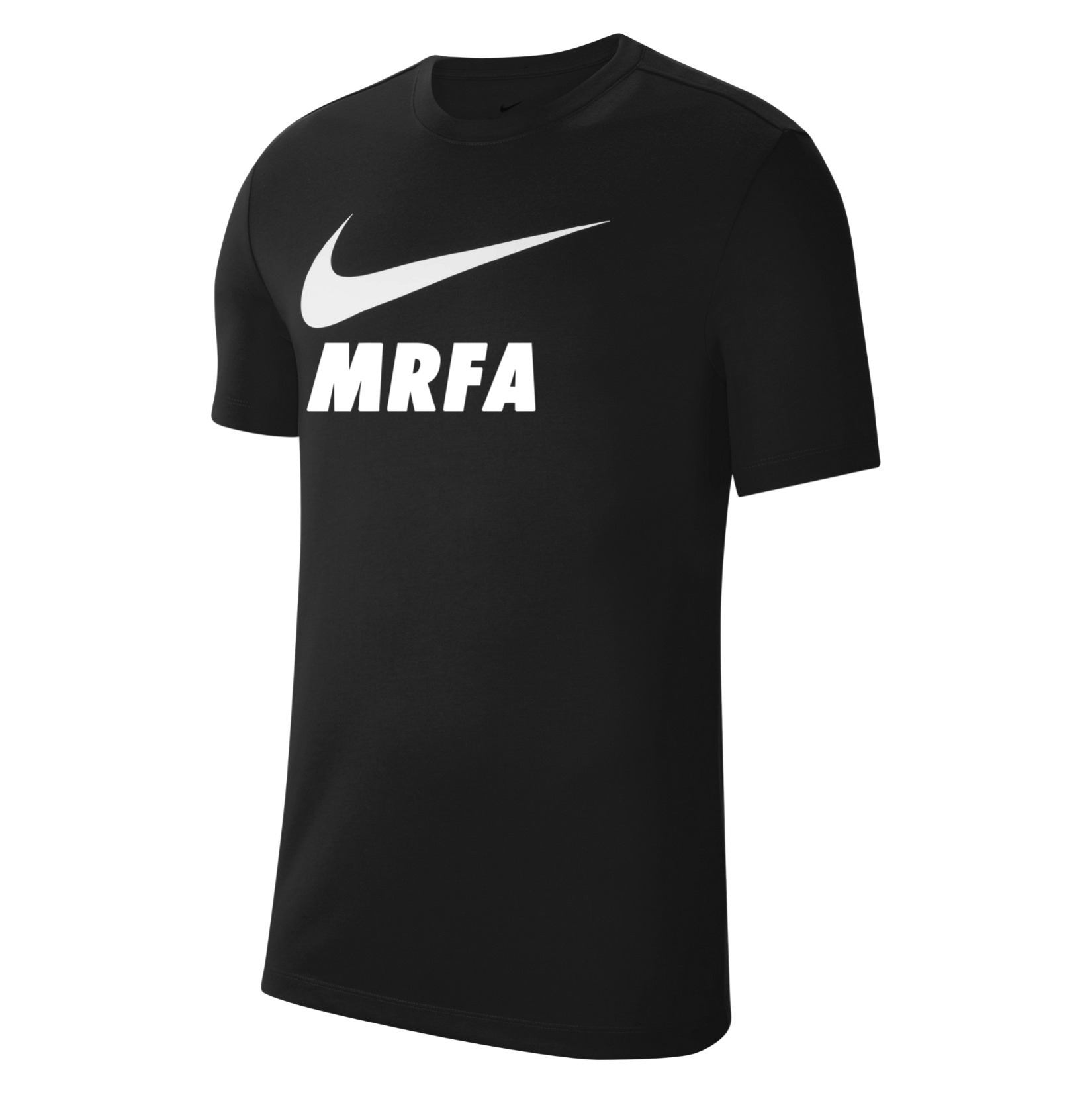 Nike Team Club 20 Swoosh Tee (M) - Black/White