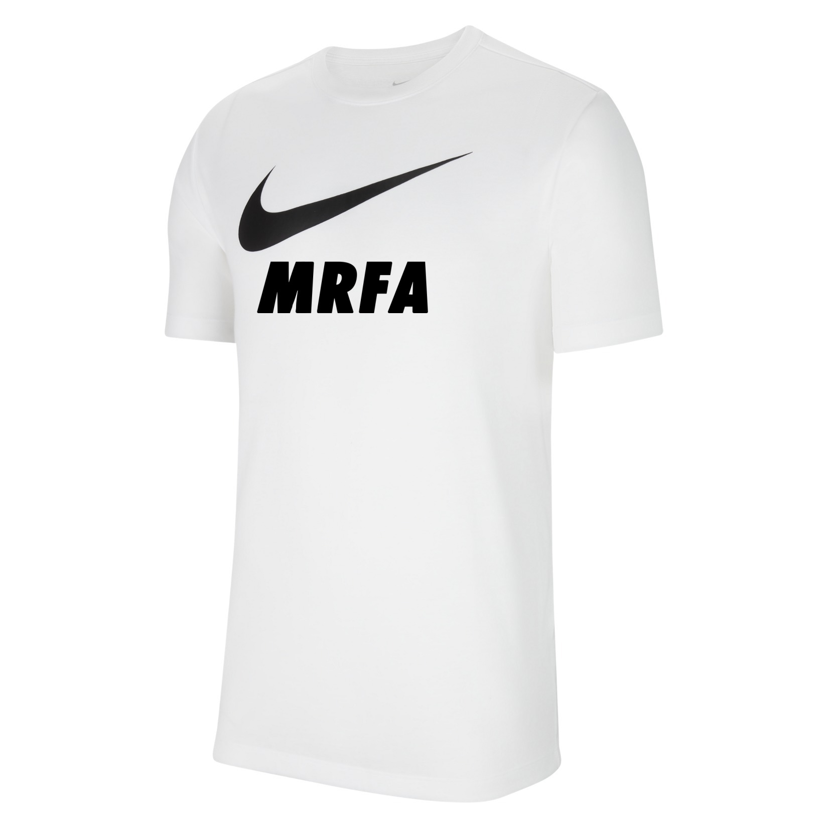 Nike Team Club 20 Swoosh Tee (M) - White/Black