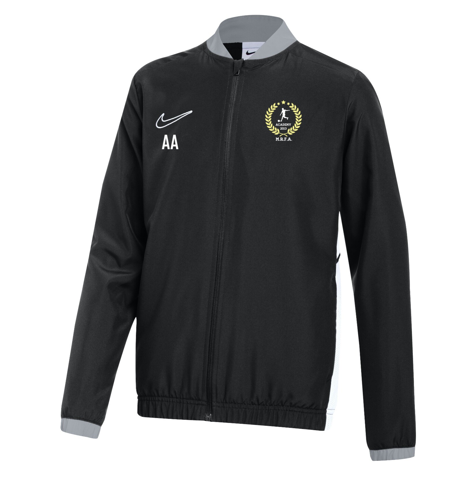 Nike Dri-FIT Academy 25 Woven Track Jacket - Black/White/White