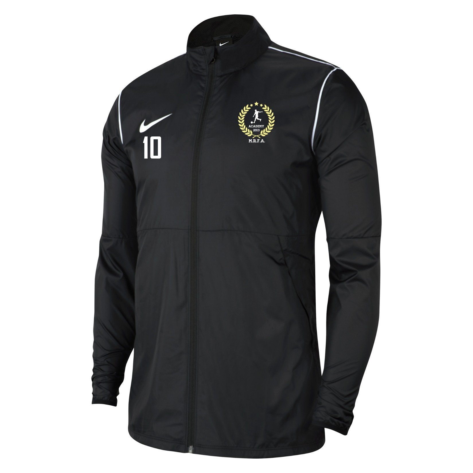Nike Park 20 Repel Rain Jacket - Black/White/White