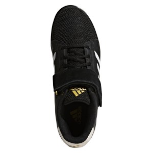 Adidas-LP Power Perfect III Weightlifting Shoes Core Black-Ftwr White-Matte Gold