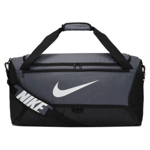 Nike Brasilia M Training Duffel Bag (Medium) Flint Grey-Black-White