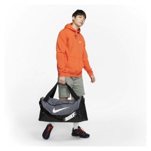 Nike Brasilia M Training Duffel Bag (Medium) Flint Grey-Black-White